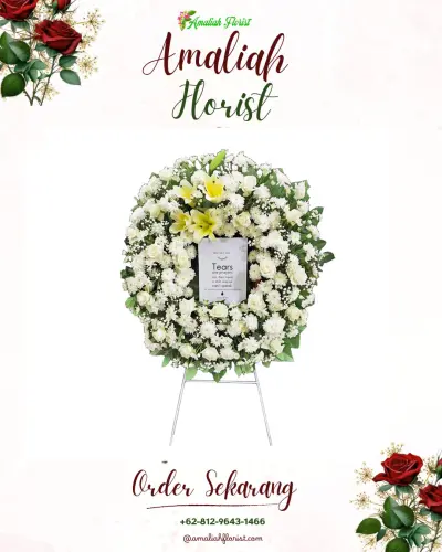Krans Bunga Duka Cita di Penawungan